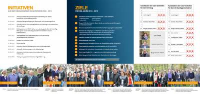 Wahl 2014 - Unser Flyer zur Kommunalwahl 2014